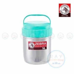 หม้อหิ้ว 2 ชั้น 14 ซม. สีมิ้นท์ ตราหัวม้าลาย