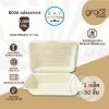 GRACZ B006 กล่องอาหารชานอ้อย 1000 มล.
