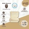 GRACZ B008 กล่องอาหารชานอ้อย 6.5 นิ้ว 350 มล