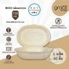 GRACZ B010 กล่องอาหารชานอ้อย 720 มล.