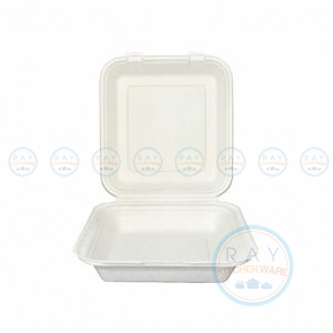 GRACZ Classic B024 กล่องอาหารกระดาษ 8 นิ้ว 1000 มล. (เกรซ)(50ชิ้น)