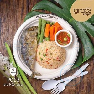 GRACZ P013 จานกระดาษ 9 นิ้ว