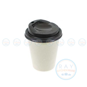 GRACZ แก้วกาแฟ+ฝาปิดพลาสติก 260 มล.(8Oz) รุ่น L051+F051 (50ชุด) (เกรซ Simple)