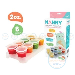 กล่องเก็บอาหารเสริม 2 ออนซ์ (8ใบ) พร้อมถาด N180 แนนนี่ Nanny