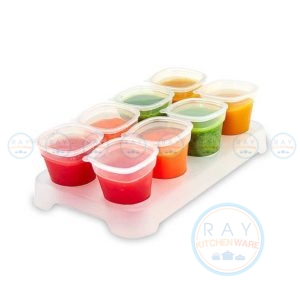 กล่องเก็บอาหารเสริม 2 ออนซ์ (8ใบ) พร้อมถาด N180 แนนนี่ Nanny
