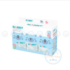 ขวดนม 5 ออนซ์ (3 ขวด) พร้อมจุกนมซิลิโคนลดอาการโคลิค S3-N2203 คอกว้าง Wideneck แนนนี่ Nanny