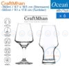 แก้วคราฟต์เบียร์ 390,565 ml (6ใบ) Craftmhan 1529B14,1B23220 โอเชียน Ocean
