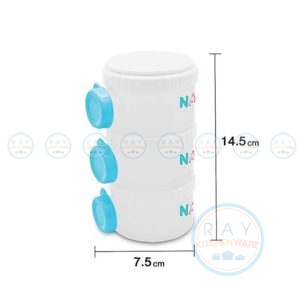 ที่เก็บนมผง 8 ออนซ์ (3ชั้น) S3-N201 แนนนี่ Nanny